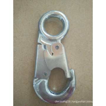 Custom Carbon Steel Forged Safety Double Latch Snap Hook